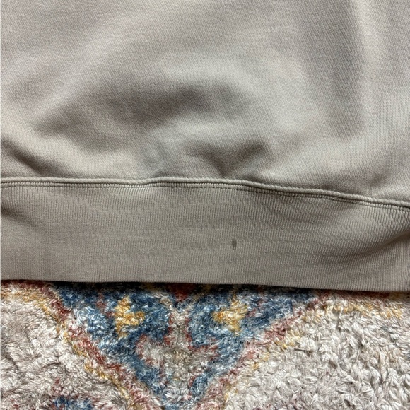 Vintage Stussy Beige Blank Zip-up Hoodie Size XL - Picture 10 of 10